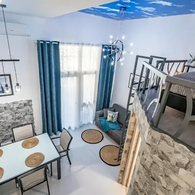 Exquisite studio apartment with an original design