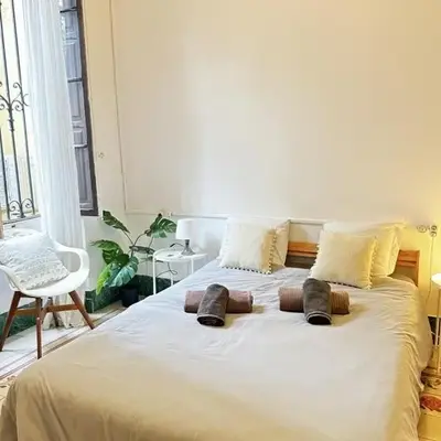 Habitación con Baño privado 1 cama de matrimonio