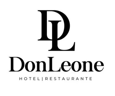 a logo for a hotel with the letter h and the word donate at DON LEONE Hotel in Alginet