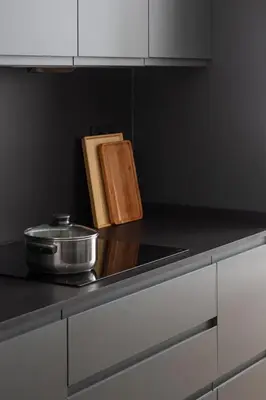 a kitchen counter with a pot on a counter top at VLC HOST - Duque de Gaeta in Valencia