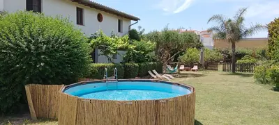 a pool in the yard of a house at CortijoRamon in El Brosquil