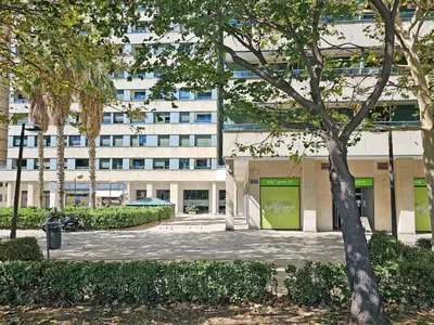 a building with a tree in front of it at Apartamentos Las Ciencias R in Valencia