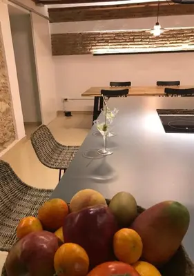 a table with a bunch of fruit on it at Estudio Pau @VALENCIAYOLE in Valencia