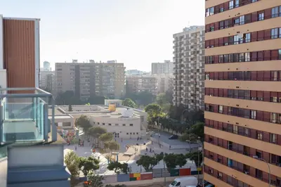 a view of a city with tall buildings at DormForYou Jose Maria Haro in Valencia