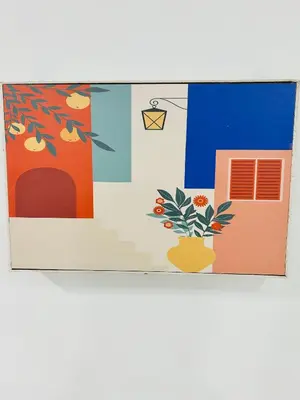 a picture of a house with a vase with a plant at Patraix nice suite in Valencia