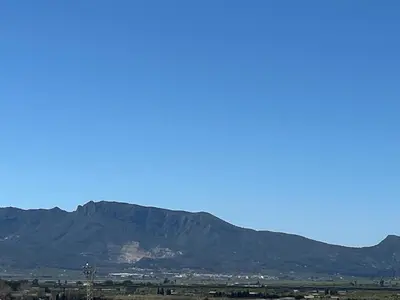 a mountain in the distance with a blue sky at Cullera Mountain View in Cullera