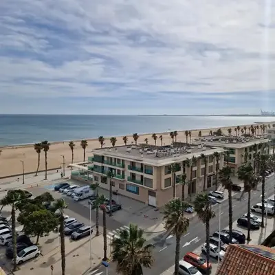 Playa Patacona con vistas al mar