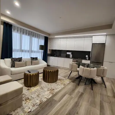 a living room with a couch and a table at MD Pont de Fusta in Valencia