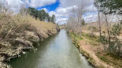 a view of a river from a bridge at La Casica de los Abuelos By El Conserje in Pedralba