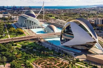 an aerial view of the sydney opera house at Ca Vicent in Estivella