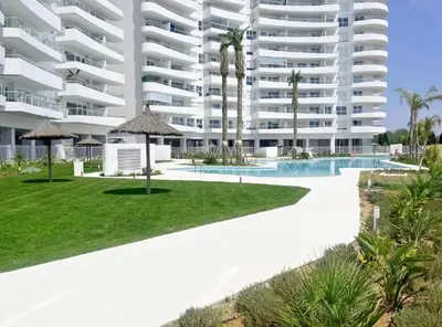 an external view of a large apartment building at Espectacular apartamento en Gran cannet in Canet de Berenguer