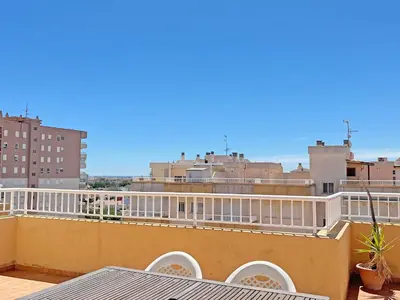 a view from the roof of a building at Global Vacacional, Apartamento con terraza de 70m y piscina en Canet de Berenguer in Canet de Berenguer