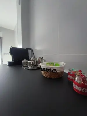 a counter top with a basket on top of it at Casa Salvador, Escapada de Aventura y Relax en Buñol in Buñol