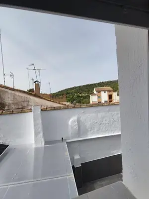 a view from the top of a white building at Casa Salvador, Escapada de Aventura y Relax en Buñol in Buñol