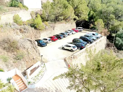 a bunch of cars parked in a parking lot at ROYAL BEACH - Appartment with sea view & terrace in Faro de Cullera