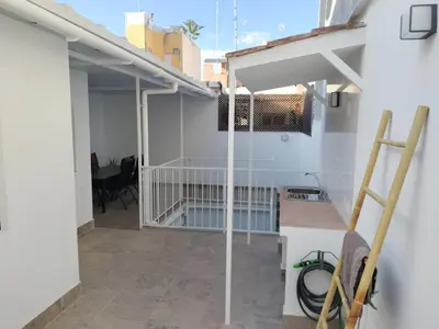 a view from the balcony of a house at Casa Bonita de Gisela in Puerto de Sagunto