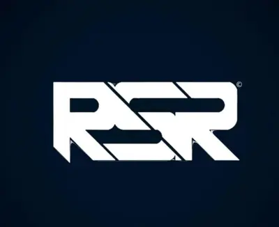 a white rs letter logo on a blue background at Apartamento en la Sierra Espadan in Artana