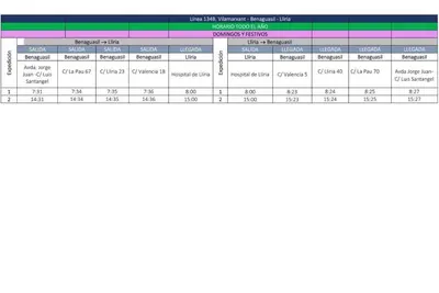 a chart of the number of patients enrolled in the study at Acogedora planta baja in Benaguacil