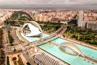 an aerial view of the sydney opera house at Apartamento 3 Habitaciones 2 Baños in Puerto de Sagunto