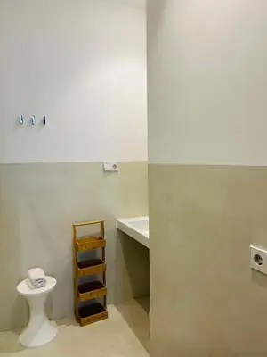 a bathroom with a toilet and a sink at L'Esplai Valencia in Valencia