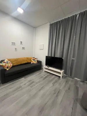 a room with a bed and a television in it at Maravilloso Loft - B in Valencia