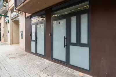 a group of glass doors on a building at VLC HOST- Sant Jordi in Valencia