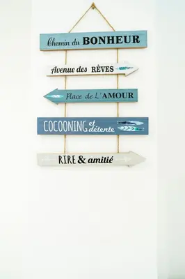a group of signs hanging on a wall at VLC HOST- Sant Jordi in Valencia
