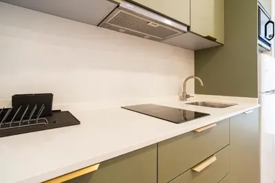 a kitchen with a sink and a counter top at VLC HOST - Molinell in Valencia