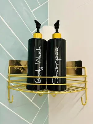 a shelf with two black bottles on a wall at Cozy & Stylish Loft near City Center in Valencia