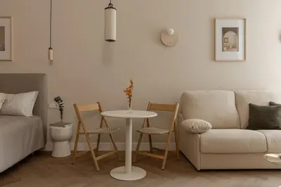 a living room with a couch and a table at MH Apartments Central Valencia in Valencia