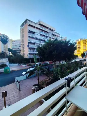 a view of a city street with a building at Precioso estudio en la playa norte de Valencia in Puebla de Farnals