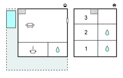 two diagrams of a periodic table of elements with numbers at 3 Bedroom Beautiful Home In Cullera in Cullera