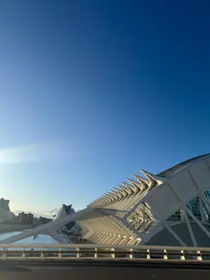 a view of the sydney opera house at Hogar Mediterráneo in Valencia