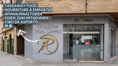 a store with a sign on the side of a building at FLORIT FLATS - Estudio de Diseño en el Corazón de Ruzafa in Valencia