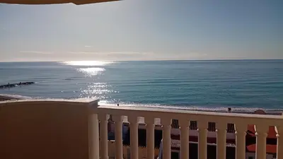 a view of the ocean from a balcony at vistas panoranicas al mar desde su terraza in Moncófar
