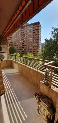 a view of a balcony of a building at Valencia verano in Valencia