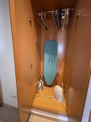 a bathroom with a shower and a toilet and a sink at Acogedor piso en Benissanó in Benisanó