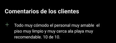 a screenshot of a text box with the wordscommunicates die los clients at TODO INCLUIDO - Wifi,playa,piscina 24h,garaje,terraza y Mercadona -MUY CÓMODO in Canet de Berenguer