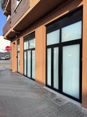 a row of windows on the side of a building at Apartamento Boutique Valencia 4-Pax - A-1 in Valencia