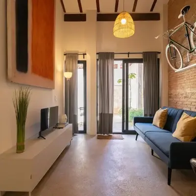 Apartamento para 4 huespedes con Patio y ducha Exterior