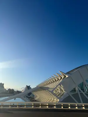 a view of the superstructure of a building at Escapate con estilo en Valencia in Valencia