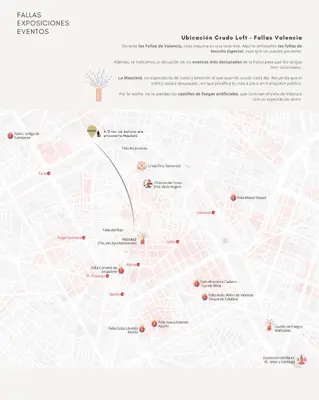 a map of the city of philadelphia at Central loft 60 m2 ideal for small families in Valencia