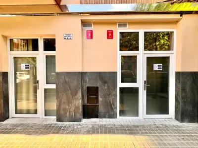 a facade of a building with doors and windows at Urban Style in Valencia