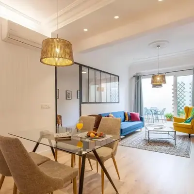 Apartment with terrace in Extramurs