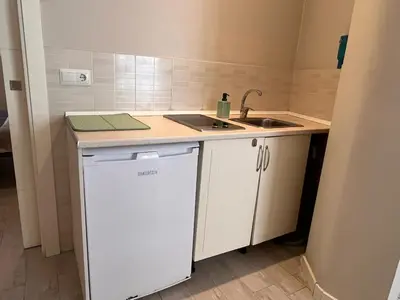 a small kitchen with a sink and a dishwasher at Apartment Ruzafa Market 8B in Valencia