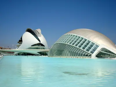 a view of the sydney opera house from the water at Ático Exclusivo del Siglo XVI con Terraza Privada en el Corazón de Ciutat Vella in Valencia