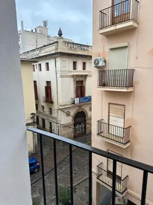 a view from the balcony of a building at Peixcateria mini in Sagunto