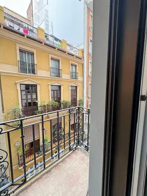 a view from a balcony of a building at Heart of Valencia in Valencia
