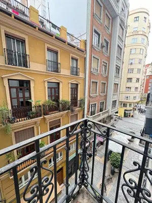 a view from a balcony of a building at Heart of Valencia in Valencia