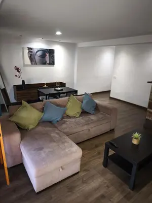 a living room with a couch and a table at Fabulous apartment in Valencia, Campanar in Valencia